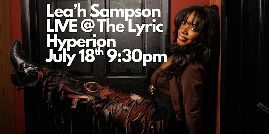 Poster for Comedian Lea'h Sampson LIVE at The Lyric Hyperion