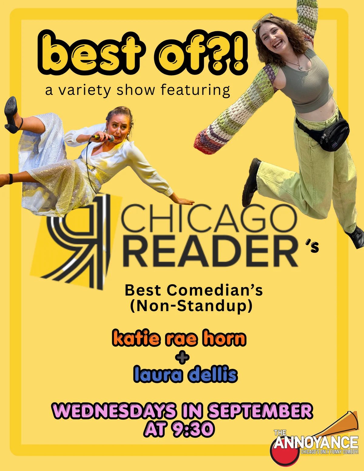 Poster for Best Of?!? with Katie Rae Horn and Laura Dellis