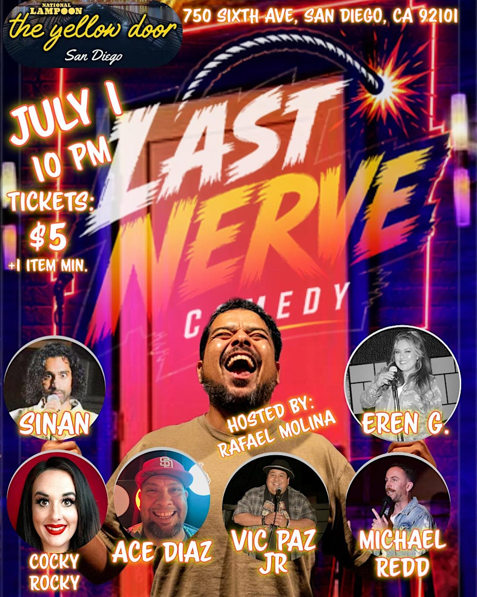 Poster for Last Nerve Comedy: Live in San Diego