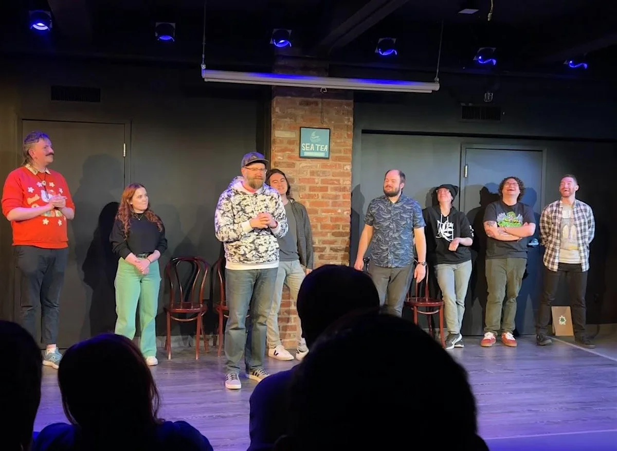 Poster for Improv Comedy JAM! Get put on a one-off team & do some scenes on our stage