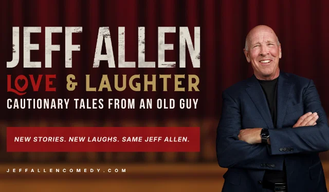 Poster for Love & Laughter – Jeff Allen