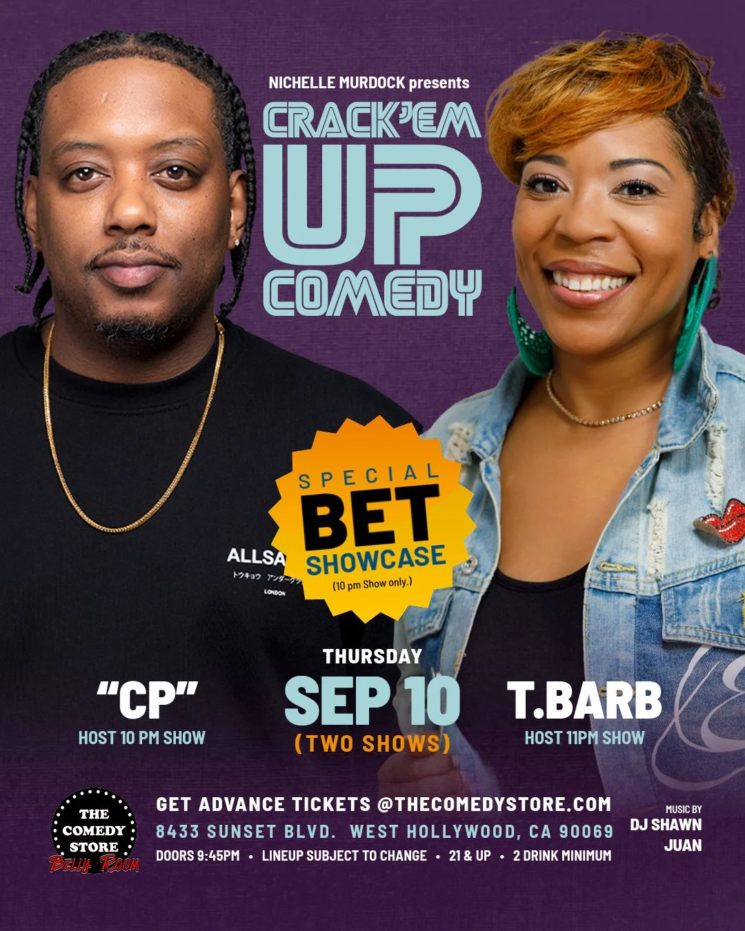 Poster for Crack'Em Up Thursdays
