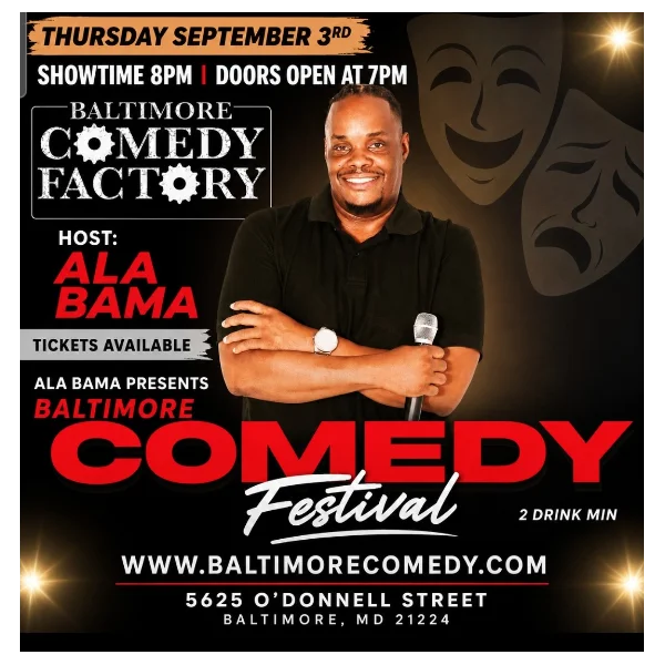 Poster for Ala Bama Presents: Baltimore Comedy Festival ~ Special Event