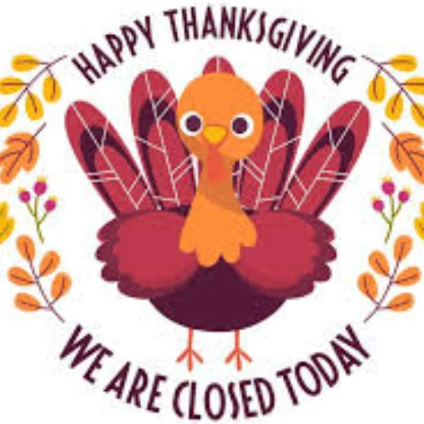 Poster for Closed. HAPPY THANKSGIVING!