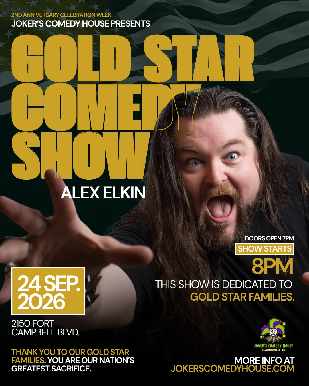 Poster for Gold Star Comedy Show