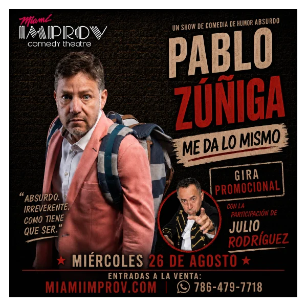 Poster for Pablo Zuniga: Me Da Lo Mismo