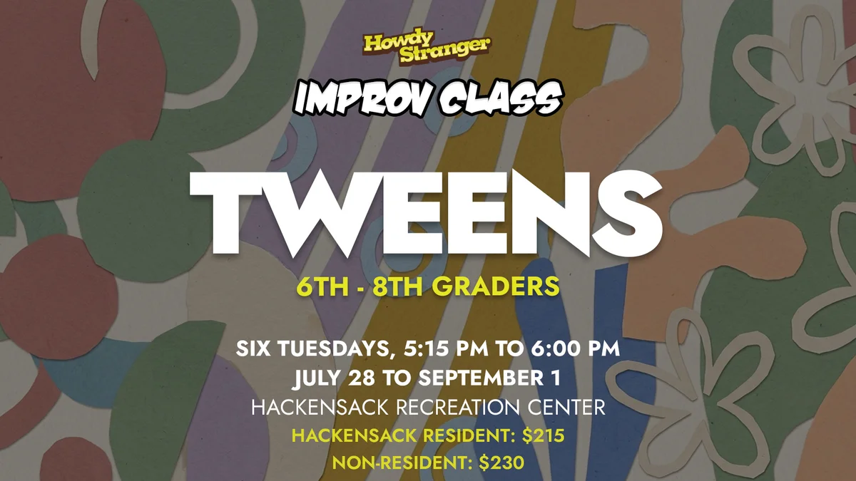 Poster for Improv for Tweens (6th to 8th Graders)