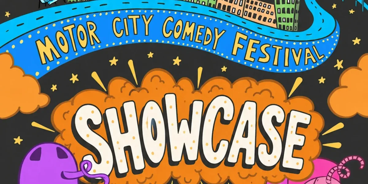 Poster for Motor City Comedy Festival Showcase