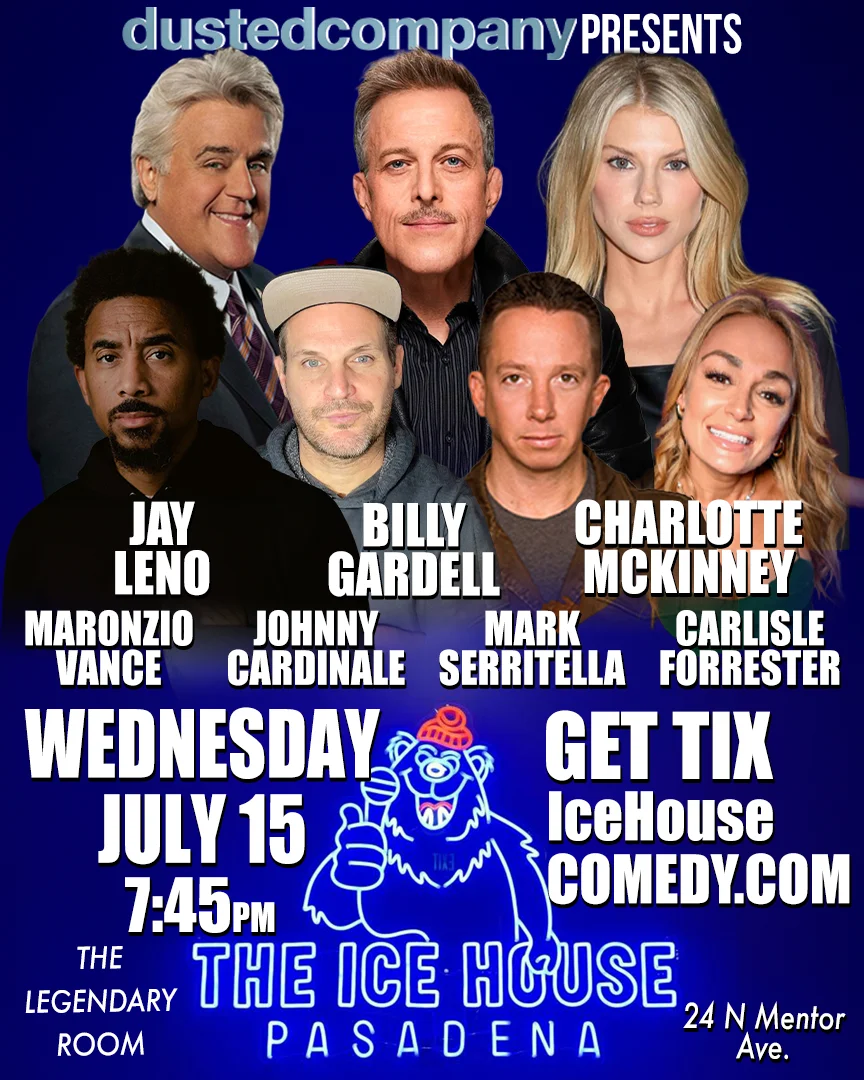 Poster for Jay Leno, Billy Gardell, Charlotte McKinney