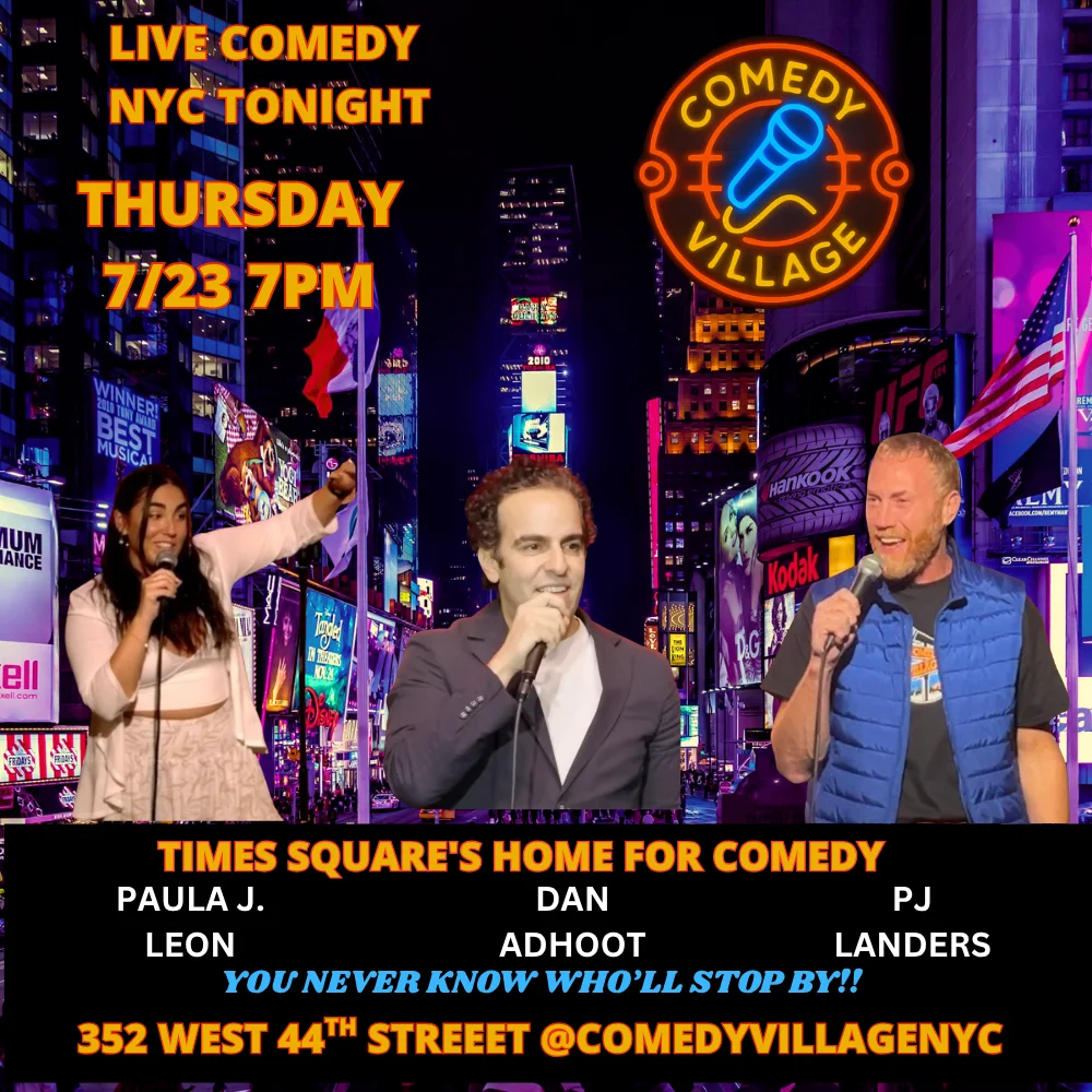 Poster for NYC Stand-Up | Thur, July 23rd @7 PM