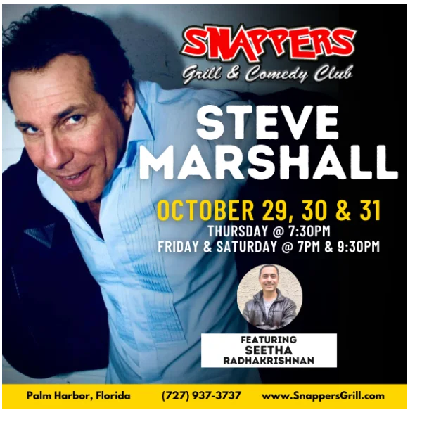 Poster for Steve Marshall Comedy