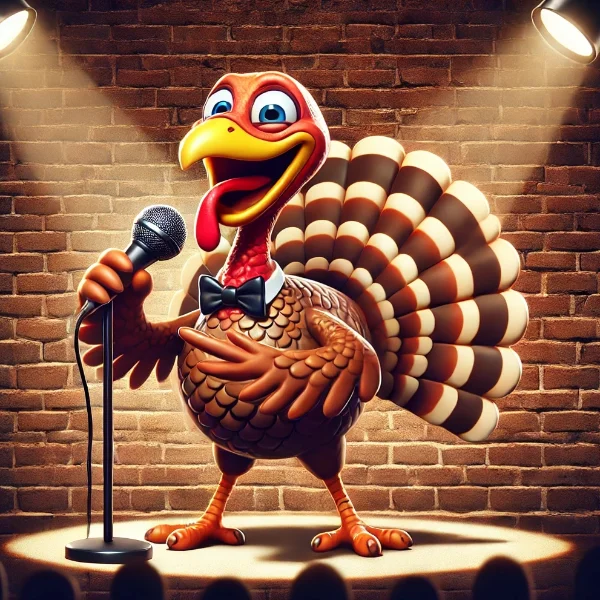 Poster for Thanksgiving Eve Comedy Bash