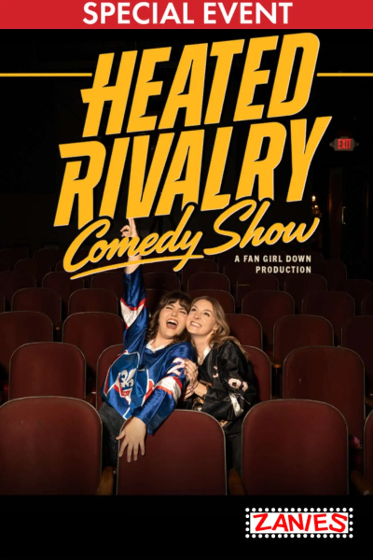 Poster for Heated Rivalry Comedy Show