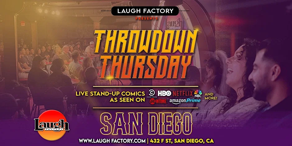Poster for Throwdown Thursdays Comedy Show