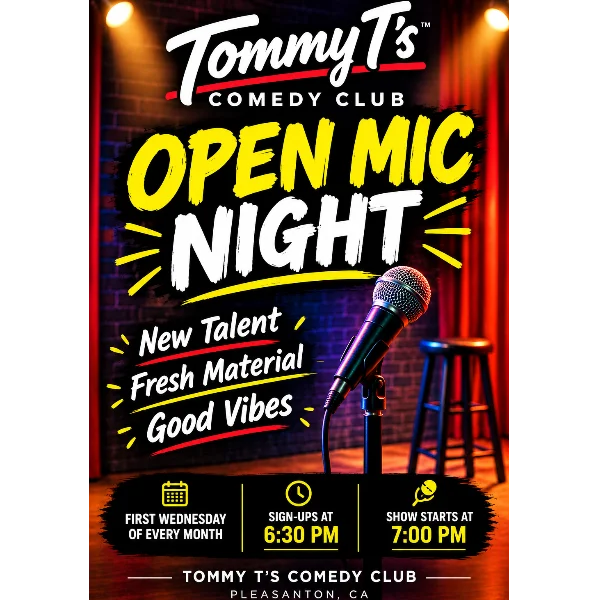 Poster for Open Mic Night!