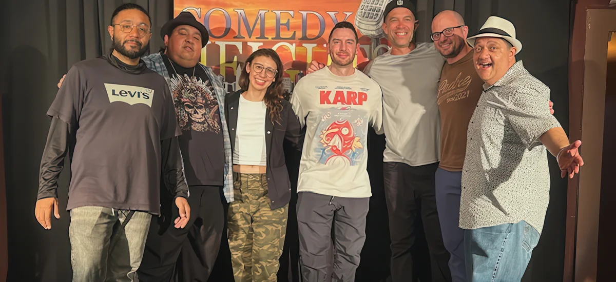 Poster for Comedy Heights at Lestat’s on Adams Kept It Loose, Sharp and Funny This Weekend