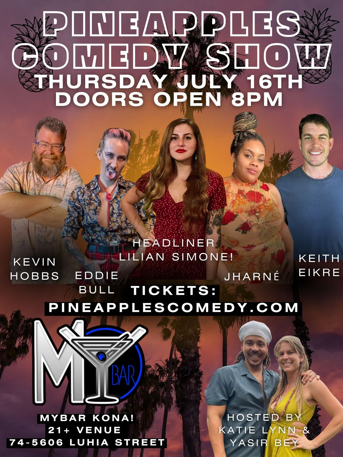 Poster for Lilian Simone Headlining Birthday Show!!