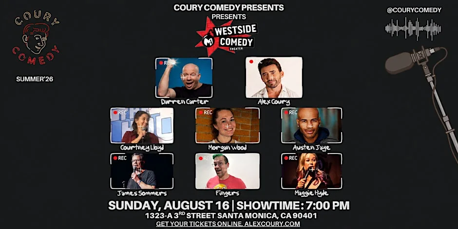 Poster for Coury Comedy and Friends