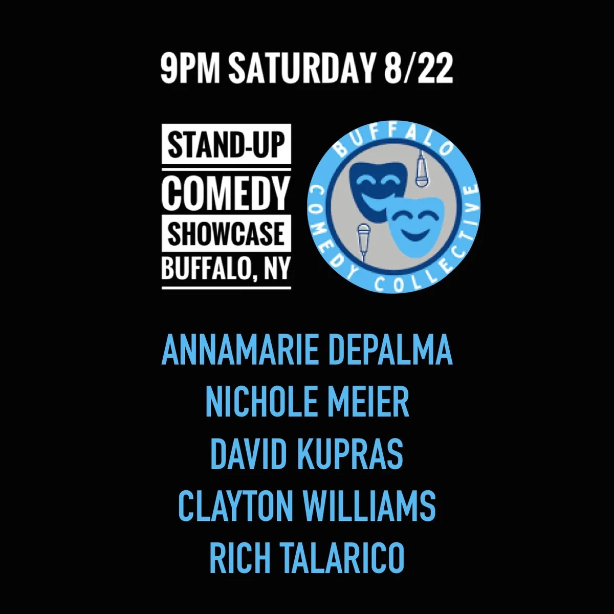 Poster for Stand-Up Showcase!