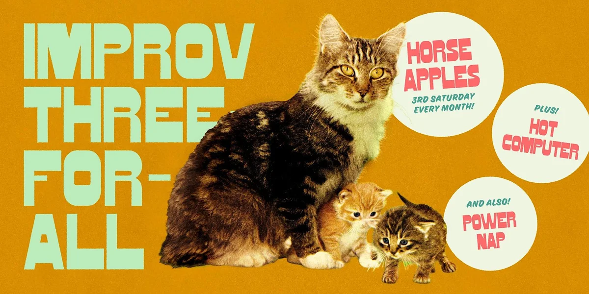 Poster for Improv Three-For-All!