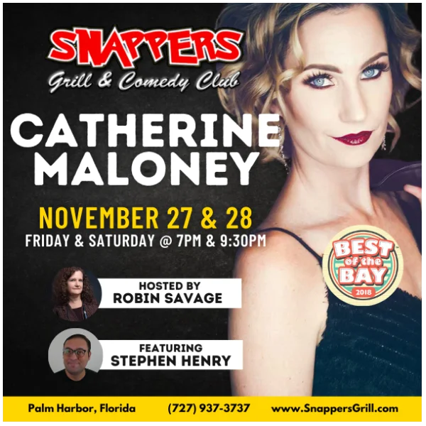 Poster for Catherine Maloney Comedy