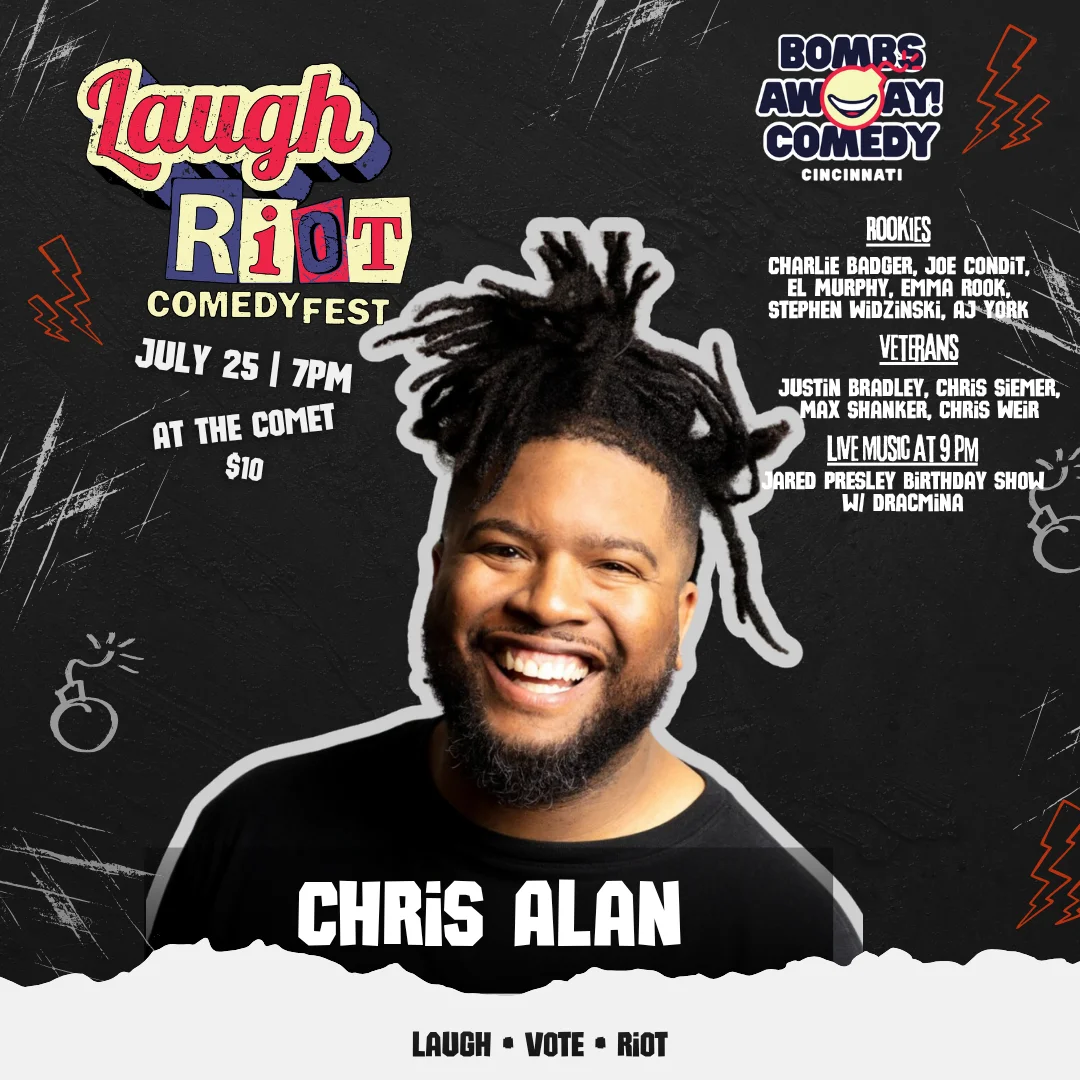 Poster for Laugh Riot Comedy Fest | CHRIS ALAN