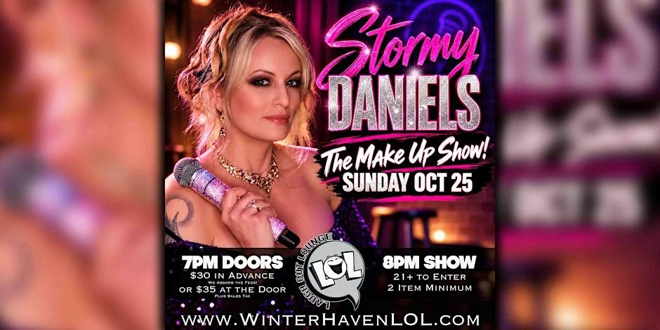 Poster for Stormy Daniels: The Make Up Show!