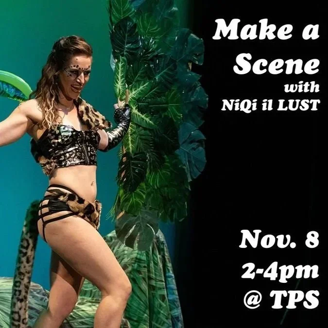 Poster for WORKSHOP: Make a Scene with NiQi il LUST