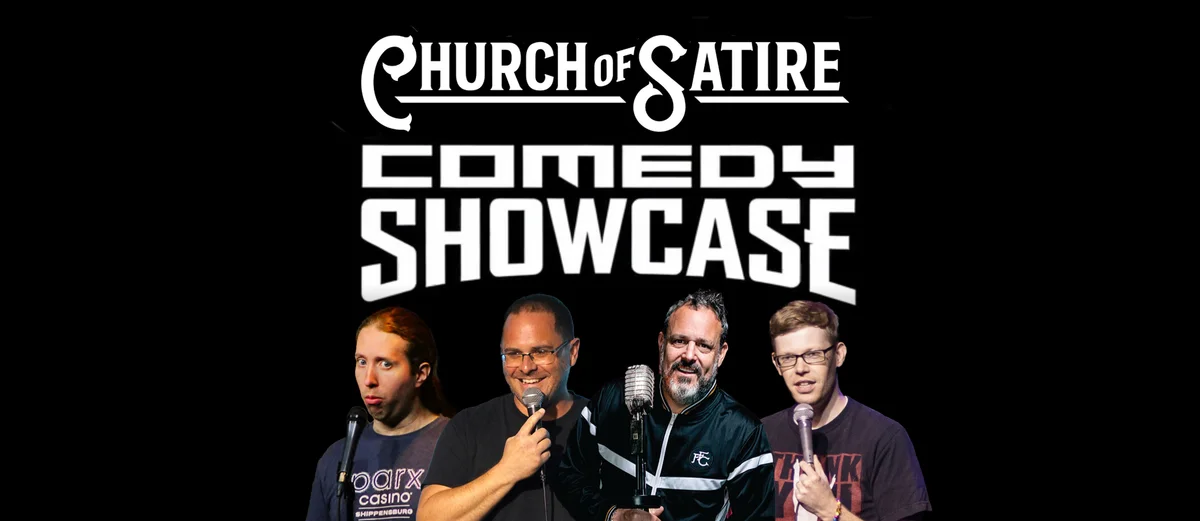 Poster for Church of Satire Comedy Showcase