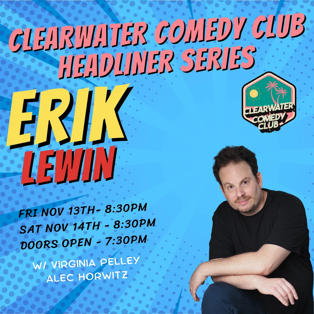 Poster for Headliner Erik Lewin