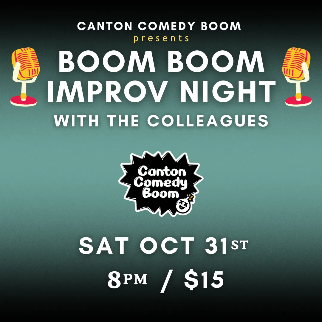 Poster for Boom Boom Improv Night