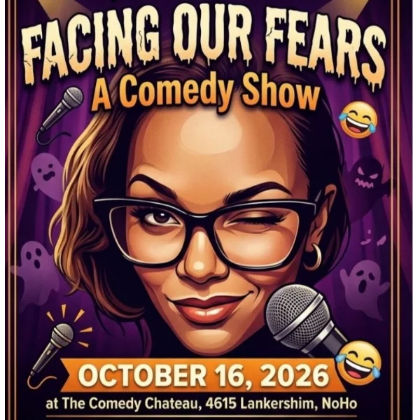 Poster for Facing Our Fears Comedy Show