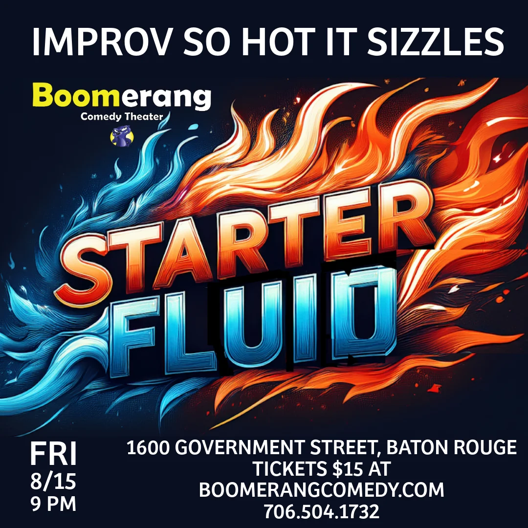 Poster for IMPROV with STARTER FLUID