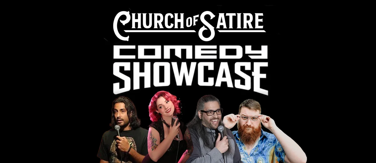 Poster for Church of Satire Comedy Showcase