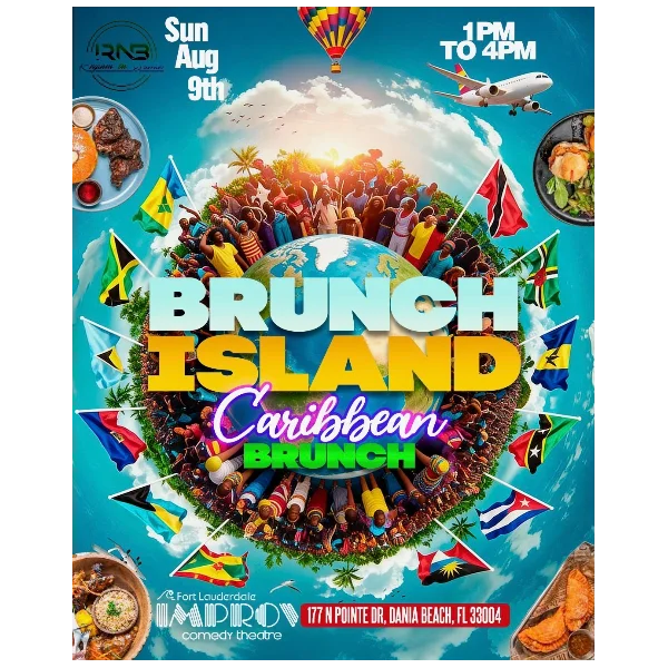 Poster for Brunch Island - Caribbean Brunch Experience