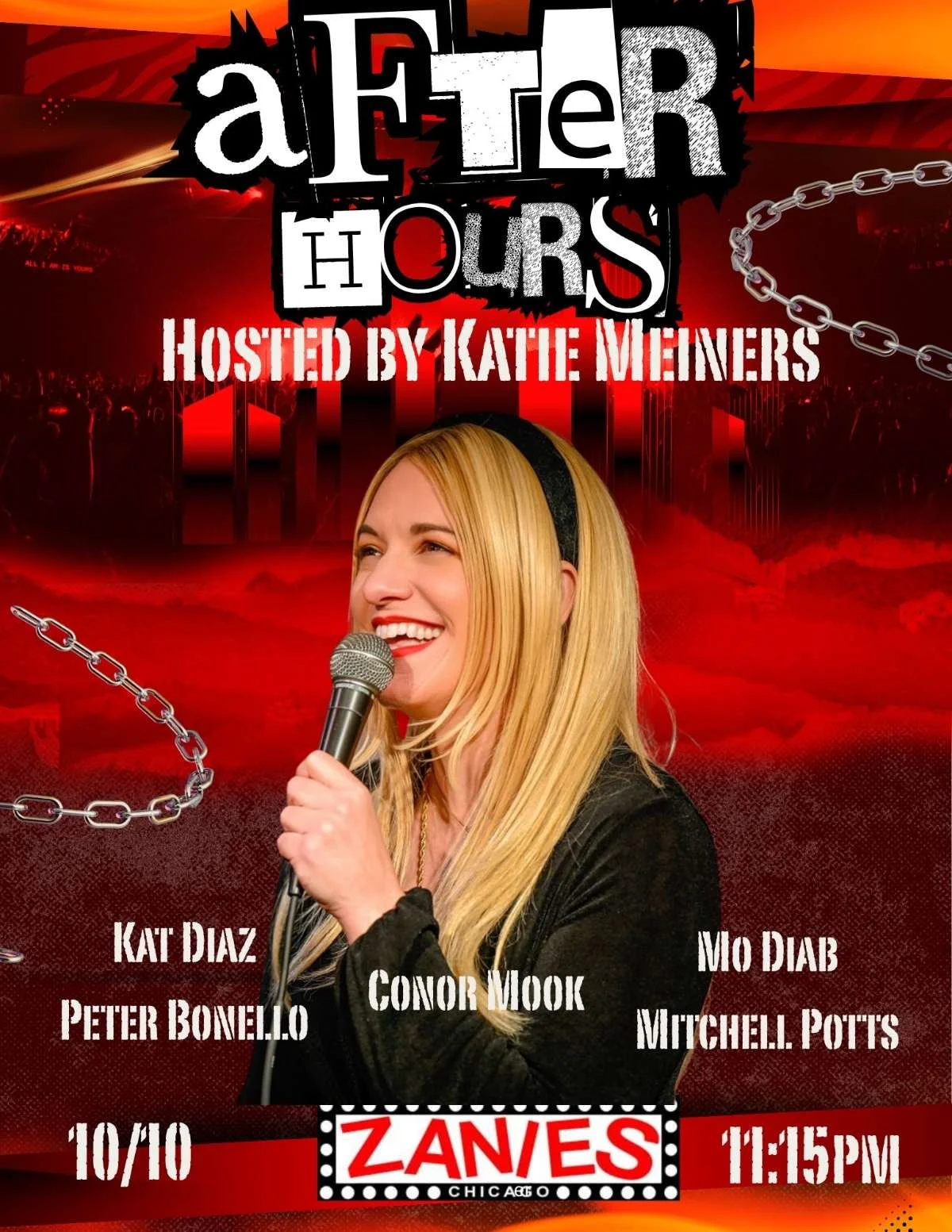Poster for After Hours with Katie Meiners