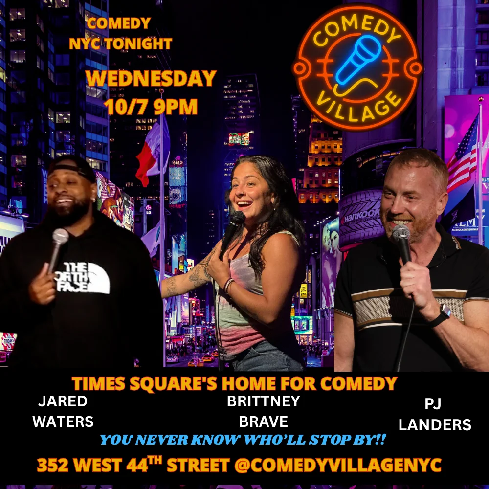 Poster for Times Square Comedy | Wed, October 7th @9 PM