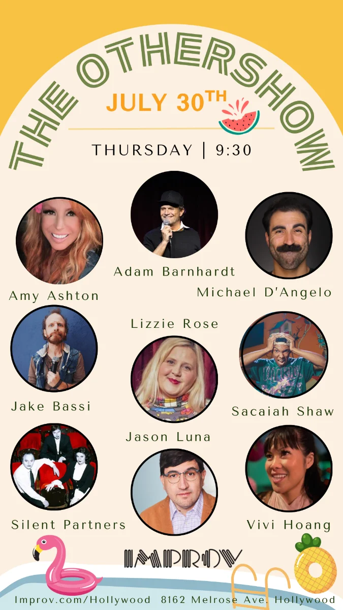 Poster for The OTHER Show! ft. Adam Barnhardt, Lizzie Rose, Jake Bassi, Michael D'Angelo, Amy Ashton, Vivi Hoang, Sacaiah Shaw, Jason Luna, Silent Partners and more TBA!