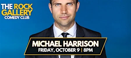 Poster for Michael Harrison Comedy Show