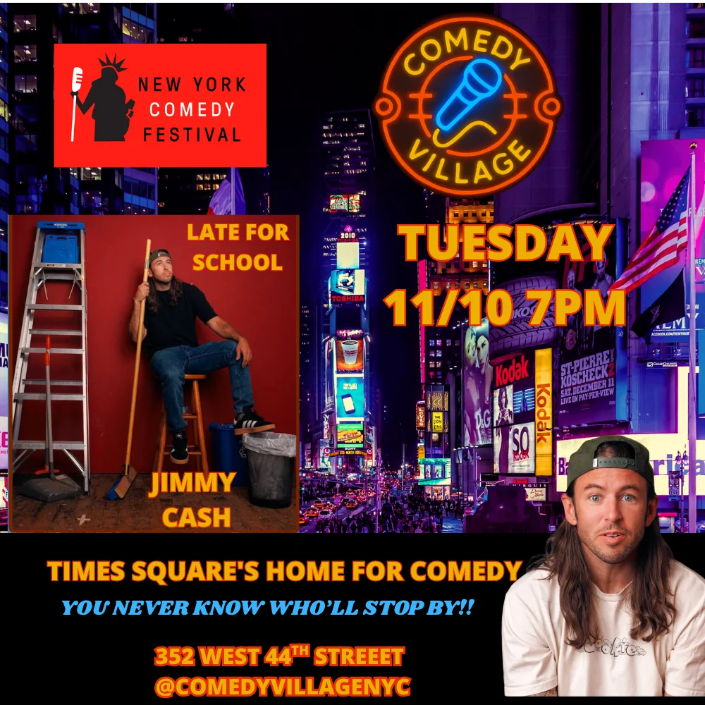 Poster for New York Comedy Festival | Jimmy Cash November 10th @7pm