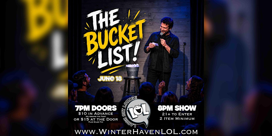 Poster for The Bucket List!