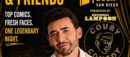 Poster for Coury Comedy & Friends