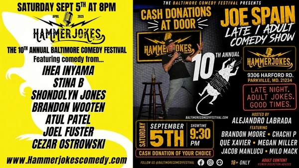 Poster for Baltimore Comedy Festival Show 1