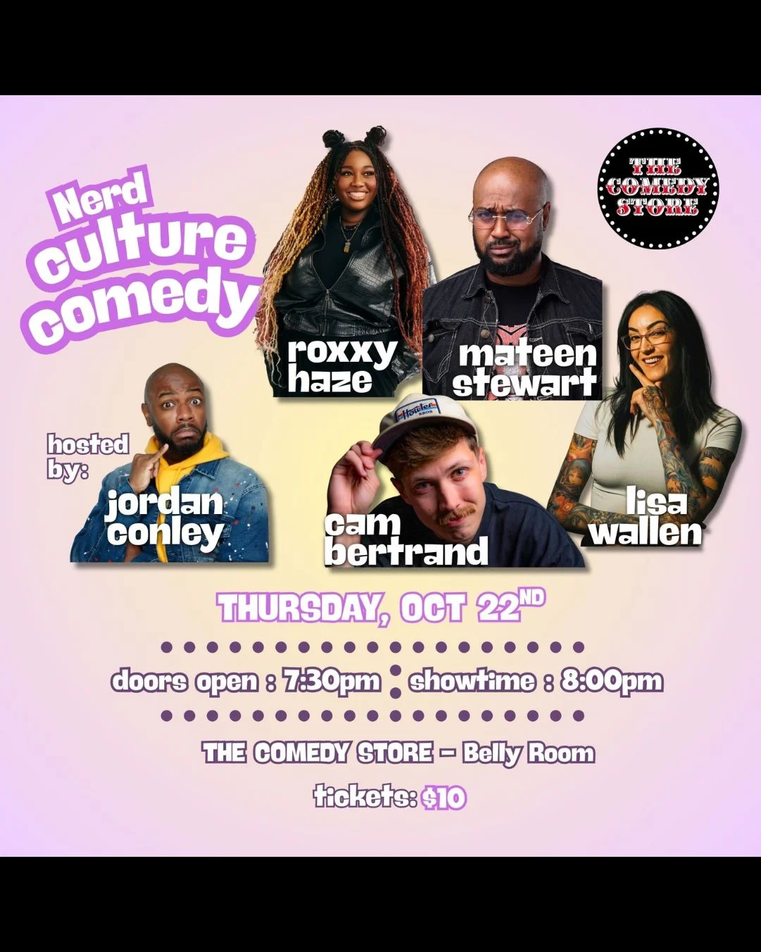 Poster for Nerd Culture Comedy