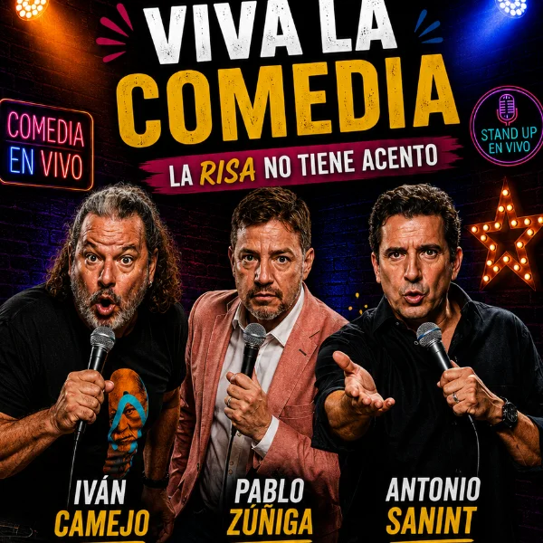 Poster for Viva La Comedia Live in Naples, Florida! (En Español)