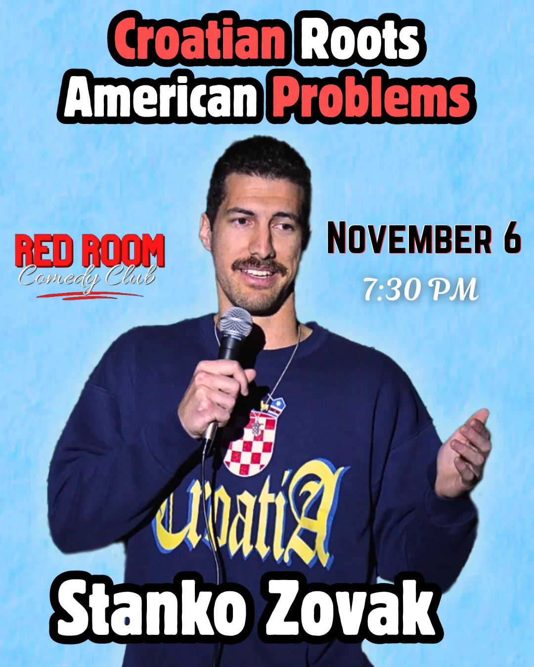 Poster for Croatian Roots, American Problems