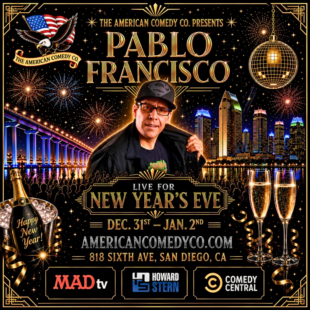 Poster for NYE 2027 w/Pablo Francisco