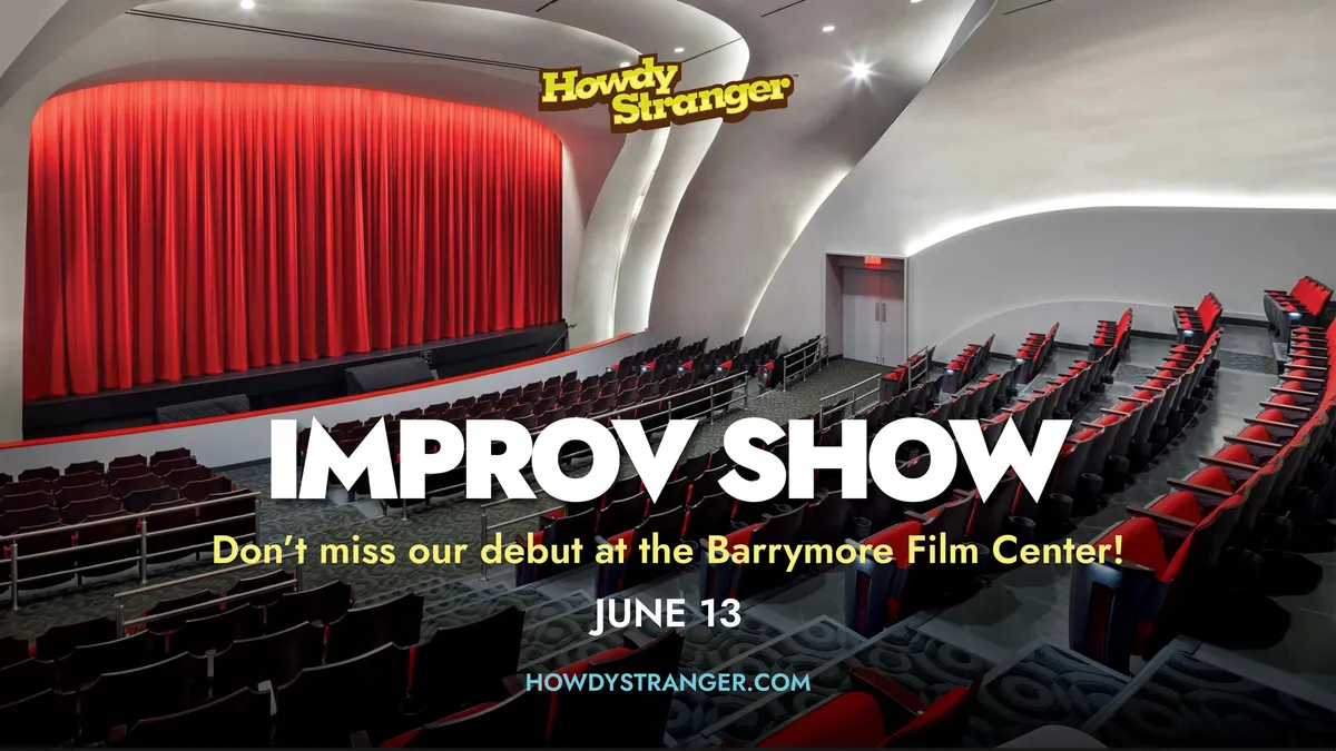 Poster for Improv Comedy Show