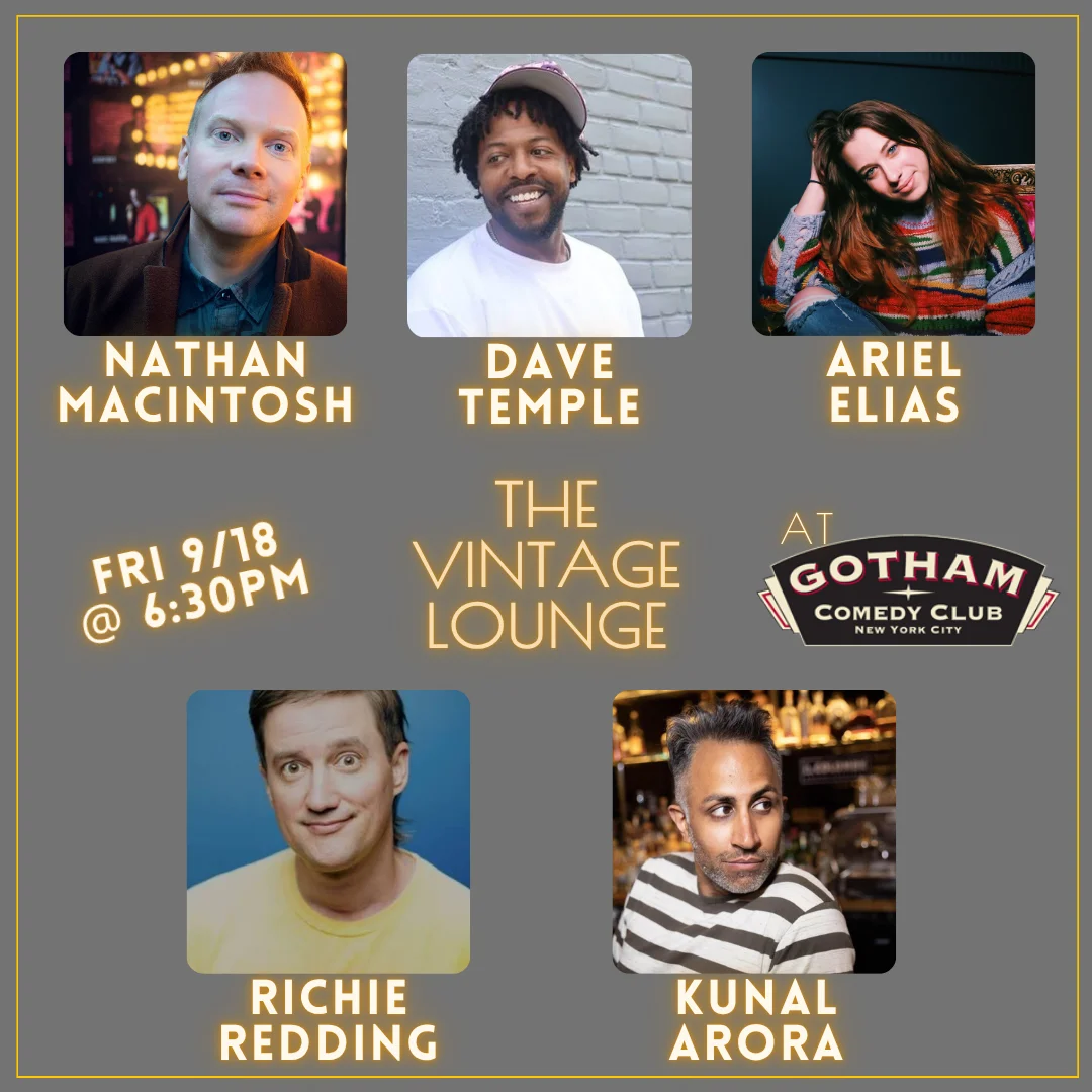 Poster for The Gotham All-Stars (The Vintage Lounge)