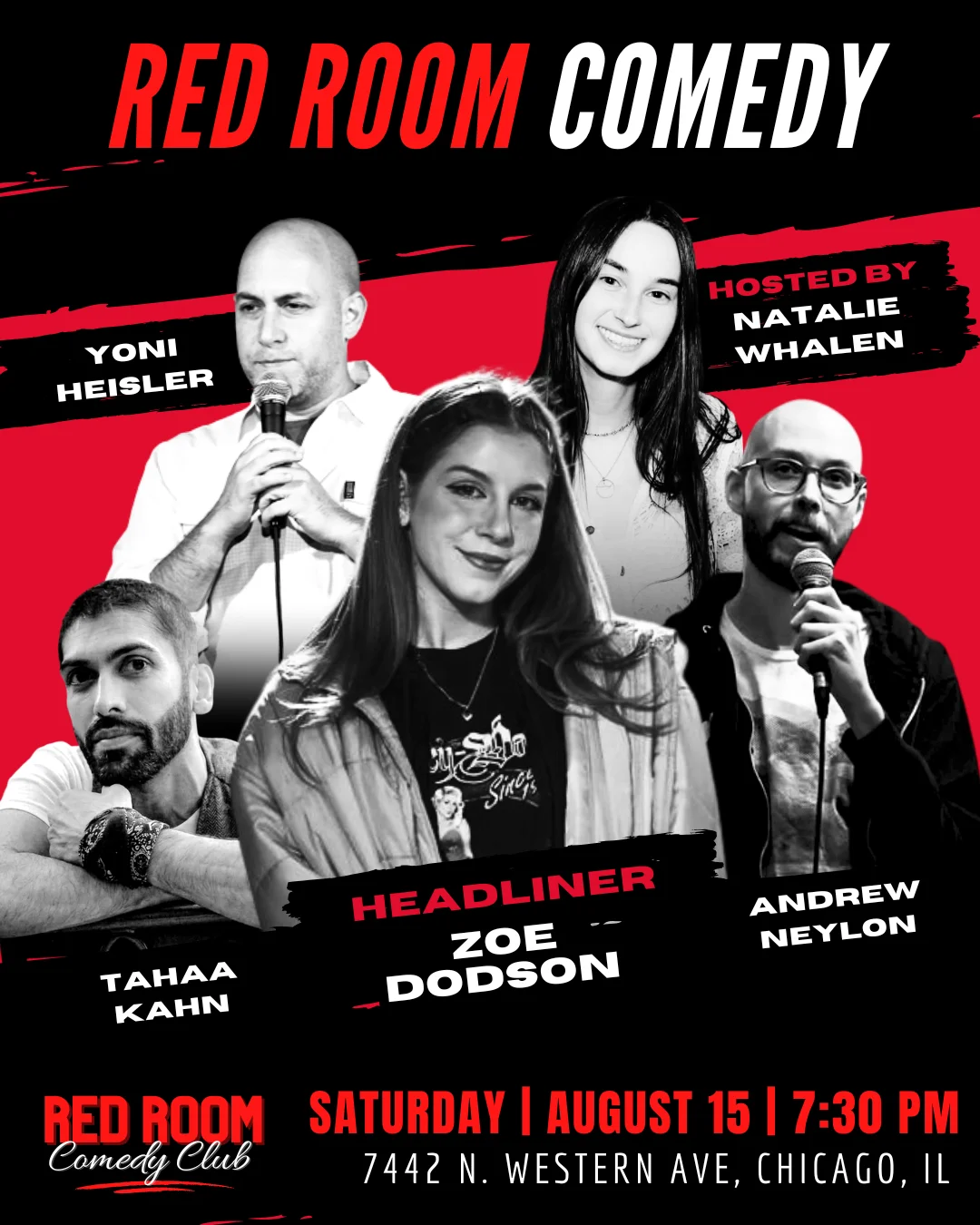 Poster for RED ROOM COMEDY